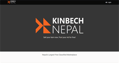 Desktop Screenshot of kinbechnepal.com
