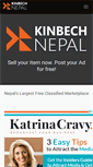 Mobile Screenshot of kinbechnepal.com